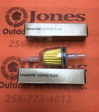 (2) RC12YC SPARK PLUGS FIT Kohler Briggs Stratton OHV AND (1) Inline Fuel Filter