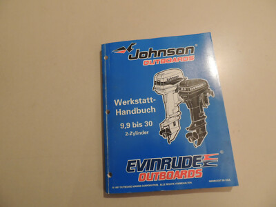 1997/98 Werkstatthandbuch Johnson Evinrude Außenborder 9.9 10 15 20 25 30 2-Zyl.