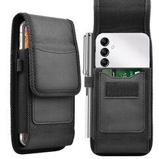 For Samsung A15 A14 A13 A34 A54 Vertical Nylon Pouch Holster Case With Belt Clip