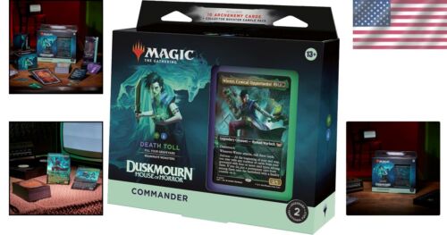 Ultimate Magic Commander Deck: Duskmourn Death Toll - Strategy & Tokens Included - Picture 2 of 9