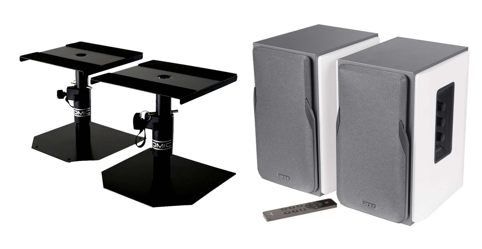Edifier Regallautsprecher Bluetooth Studio Aktiv Звуковая система Stativ Set Weiß