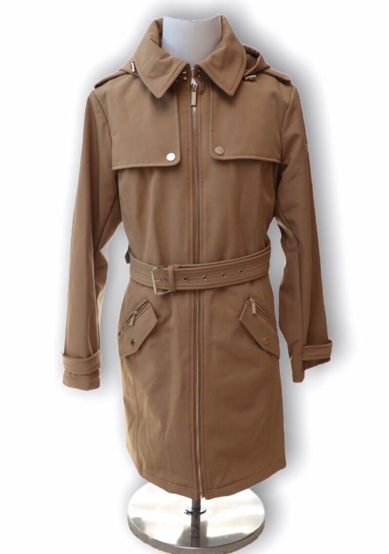 Michael Kors Trench Coat, Dark Camel 