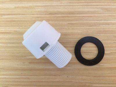 GAS TANK VENT COVER AND RETAINER WHITE PLASTIC 23-16711 9115271 ATTWOOD  BOAT 