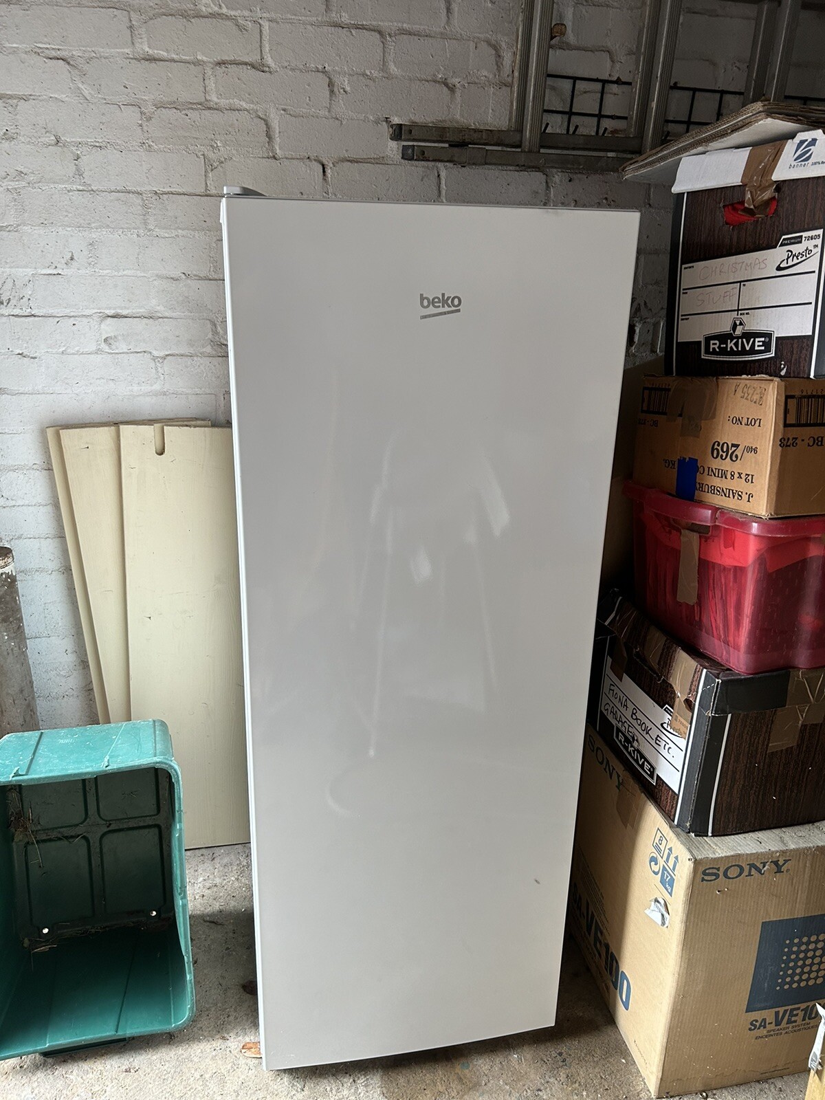 Beko Tall Freezer FFG1545W In Excellent Condition eBay