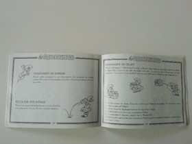 Notice Jeu Nintendo NES Les Schtroumpfs Version FRG (Fran&ccedil;ais & Suisse) 