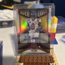 2023 Panini Legacy - Under the Lights Silver Autographs #UL-ZEV Zach Evans 