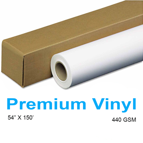 13 Oz SCRIM Banner Eco-Solvent Latex UV GLOSS PVC Vinyl Roll 54" x 164 ...