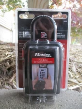 NEW Master Lock 5422D Lock Box Combination Push Button Portable Key Safe