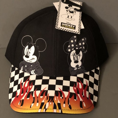 X Punk Mickey Mouse Court Side Hat Cap 