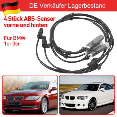 4PCS Front Rear ABS Wheel Speed Sensors for BMW 1' E81 E87 E88 E82 for 3 Series
