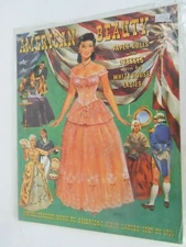 American Beauty Paper Dolls with Dresses Worn by White House Ladies