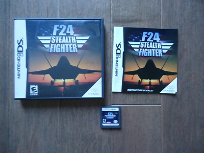 F24 Stealth Fighter DS - Nintendo DS Game with Case and Manual
