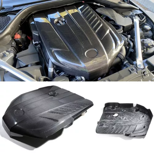 Real Carbon Fiber Engine Cover OE Type For Toyota Supra A90 A91 GR B58 Engine - Bild 1 von 10