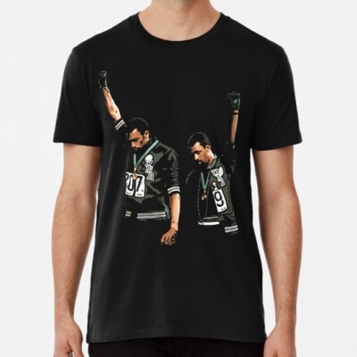 1968 Olympics Black Power Salute Illustration S to 5XL Made in the USA T-Shirt