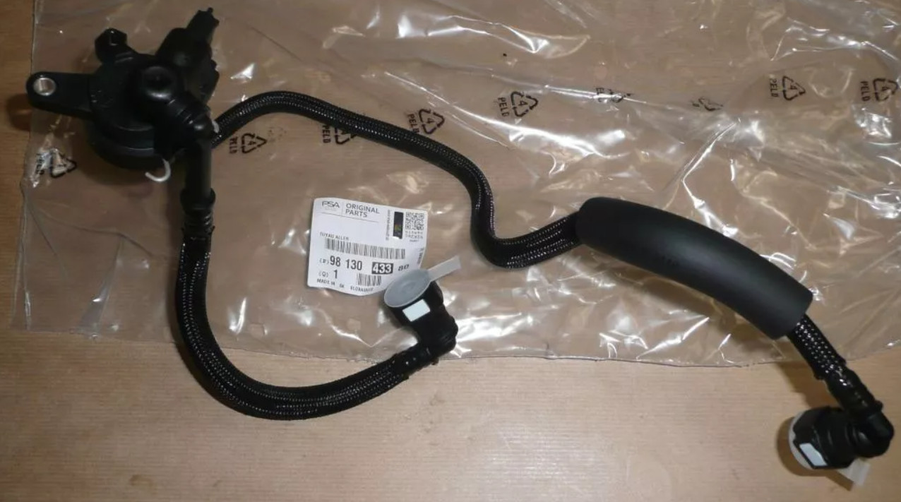 Tuyau de carburant 9813043380 haute étanchéité pour Peugeot 308 et 3008 1.6Hdi