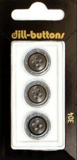 Dill Buttons ~ (0304) - 5/8" - 3 ct