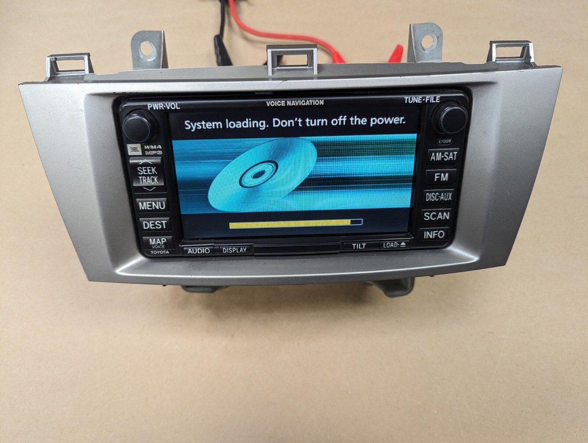 2007 2008 Toyota Solara Navigation GPS JBL Radio CD Player