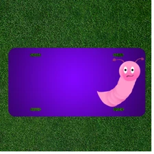 Custom Personalized License Plate With Add Names To The Cartoon Cartoon