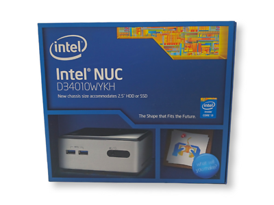 Intel Nuc Kit D3401WYKH BOXD34010WYKH1 Chassis i3-4010U Processor