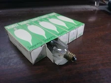 ZAMPA 03470 COUP DE VENT CANDLE FLAME BULB 10 WATT 120 V NEW IN BOX LOT OF 20 