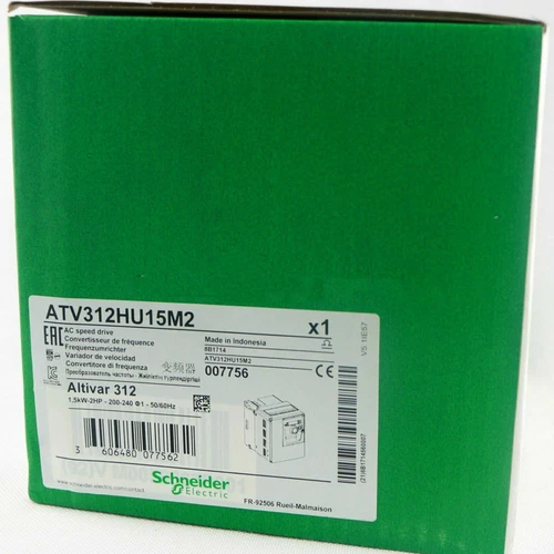 1 Stück NEU ATV312HU15M2 0,5KW Wechselrichter - Bild 1 von 1