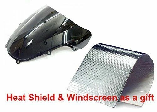 Glossy Black Injection Body Fairing Kit w/ Bolts for Honda CBR600 F4i 2001-2003 - Image 3 of 4