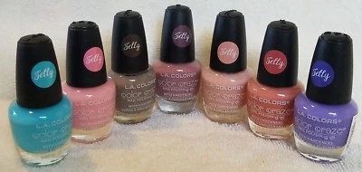 L.A. COLORS L. A. COLORS***JELLY***Color Craze NAIL POLISH chOOse cOLOr(s) 0.44 fl oz~~NEW