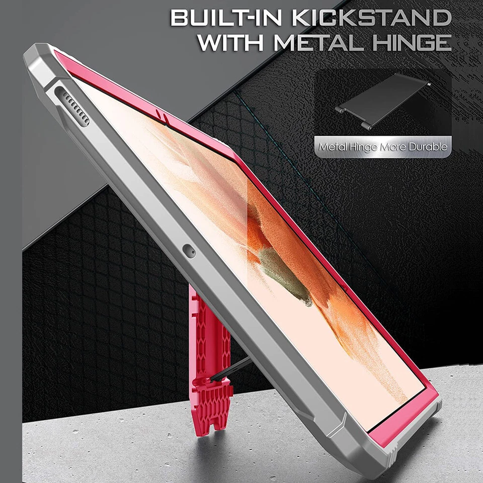 For Samsung Galaxy S7 FE S7 Plus Tablet Case Full-body Rugged Shockproof Cover - Image 4 of 4