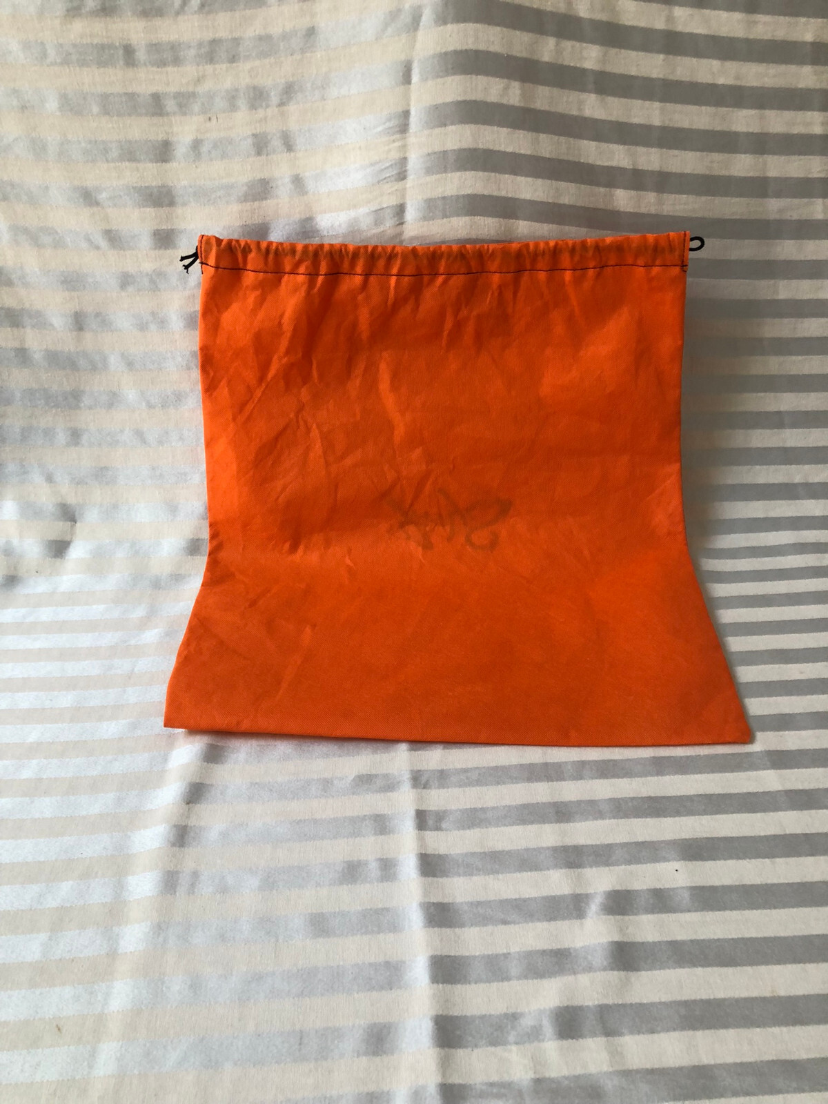 Sharif Purse/Dust Bag Orange, Logo, Drawstring Large 25"x20" Bag eBay