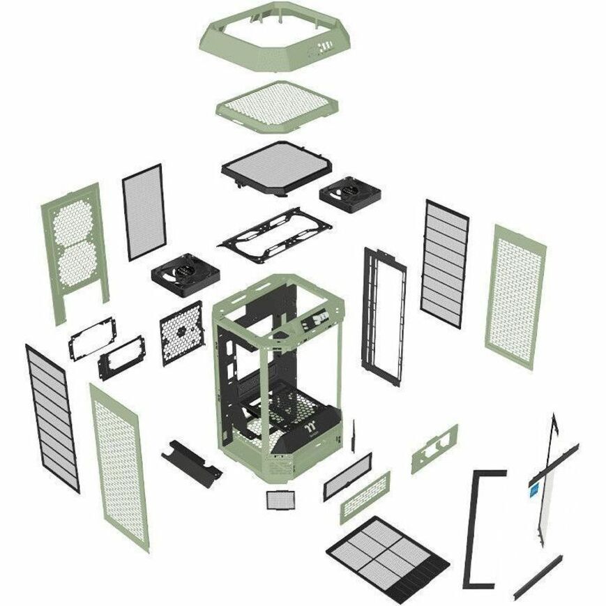 Корпус мини-башни Thermaltake The Tower 250 Matcha Green