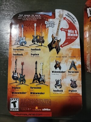 MCFARLANE GUITAR HERO MIX & MATCH FEEDBACK MACHINE & FRYDAZE TIGER
