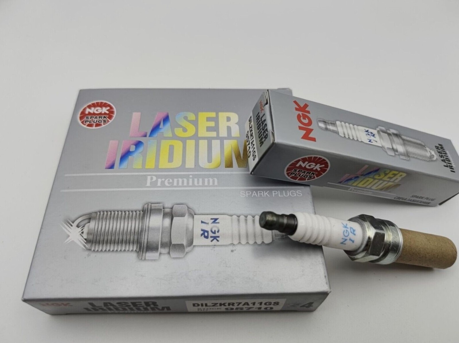 4 plug For NGK 95710 Spark Plugs DILZKR7B11GS LASER IRIDIUM Japan Free