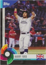 2023 Topps World Baseball Classic Global Stars HARRY FORD Black 26 Great Britain