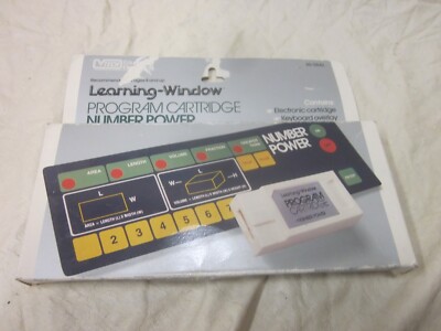 Vintage 1986 VTech Learning-Window Program Cartridge 80-0842 - Works Great