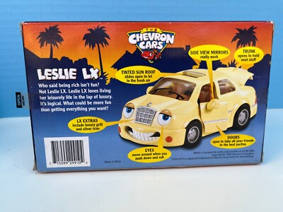 シェブロンカーズ　31台 Vtg The Chevron Cars Leslie LX Cream #10 1998 Collectible Toy Car