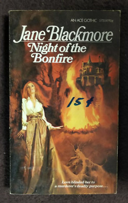 NIGHT OF THE BONFIRE by JANE BLACKMORE GOTHIC ROMANCE PAPERBACK BOOK