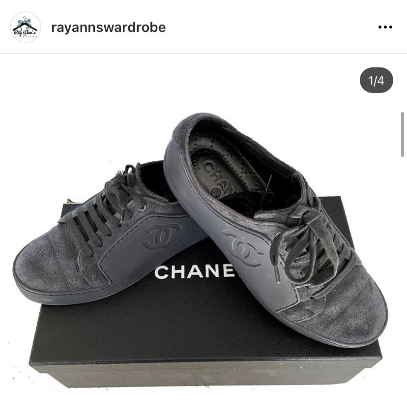 靴 CHANEL 37 極美品 CHANEL スニーカー 37 - メルカリ