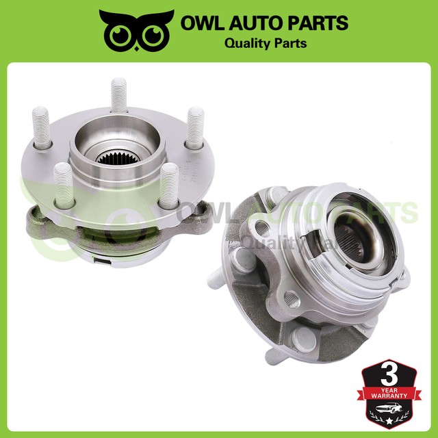 (2) Front Wheel Hub & Bearing For 2003 2004 2005 2006 2007 2008 2009