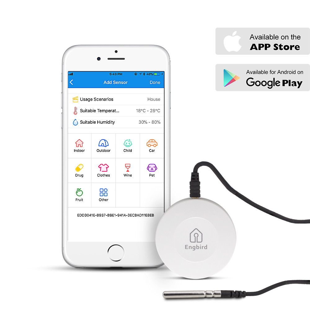 Review: Engbird Wireless Bluetooth Temperature and Humidity Sensor