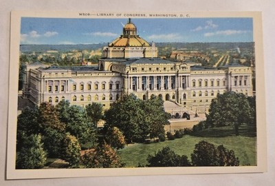 Library of Congress, Washington D.C Nice Vintage Unused Postcard 119
