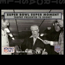 1990 Pro Set Super Bowl XXV Silver Anniversary - Art Rooney #142 (RC)