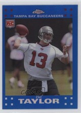 2007 Topps Chrome Blue Refractor Zac Taylor #TC179 5t8