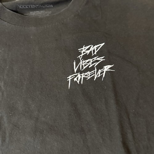 Xxxtentacion Bad Vibes Forever T-Shirt M Official Merch Ugly Black Short Sleeve - Bild 3 von 8