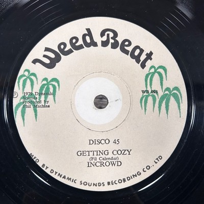 The In Crowd   Getting Cozy / Marcus Garvey Back In Town 12'' Vinyl Reggae - VG++