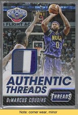 2016-17 Panini Threads Authentic Prime /10 DeMarcus Cousins #13 READ 1t6