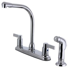 Kingston Brass FB275.NDLSP NuvoFusion 1.8 GPM Standard Kitchen - Chrome