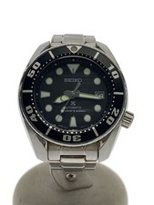 SEIKO Wristwatch/Digital/Stainless/BLK/SLV/6R15 00C0//