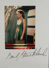 Autogramm amerikanischer TV- und Film Schauspieler Gail Strickland (122390)