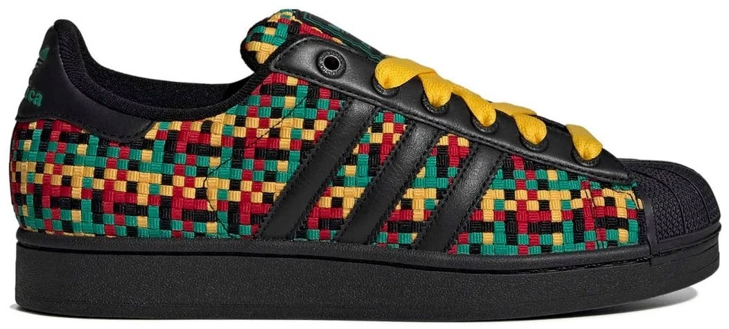 Adidas Superstar Rasta - White for sale | eBay