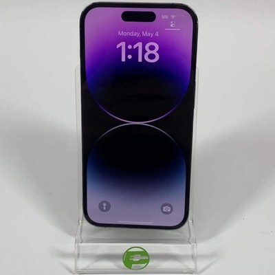 Unlocked Apple iPhone 14 Pro 128GB 18.4 Deep Purple MQ0E3LL/A